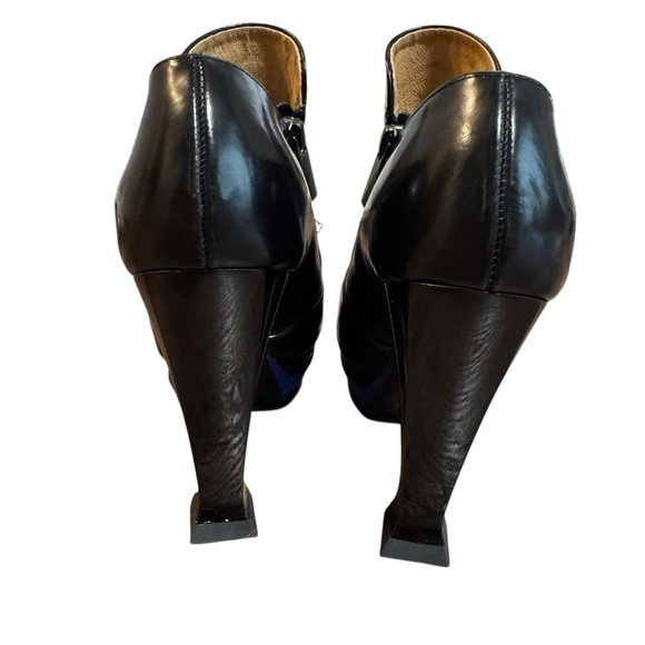 John Fluevog Zion Trinity Double Zipper Platform Platform Heels Size 7 - Picture 6 of 10